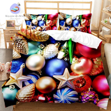 Housse de Couette Boule de Noel
